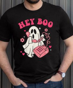 Groovy Hey Boo Cute Ghost Funny Halloween Mens Womens Kids T Shirt (1)