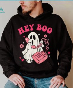 Groovy Hey Boo Cute Ghost Funny Halloween Mens Womens Kids T Shirt (1)