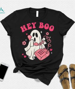 Groovy Hey Boo Cute Ghost Funny Halloween Mens Womens Kids T Shirt (1)