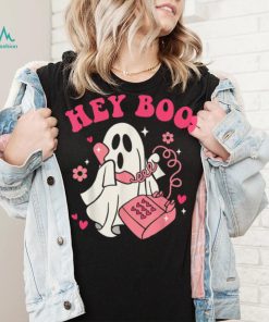 Groovy Hey Boo Cute Ghost Funny Halloween Mens Womens Kids T Shirt (1)