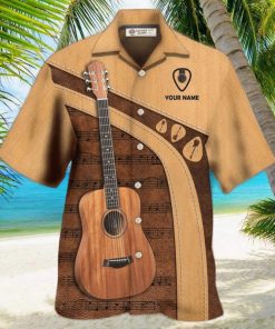 Guitar Old Guitarist And The Pick Personalized Hawaiian Shirt