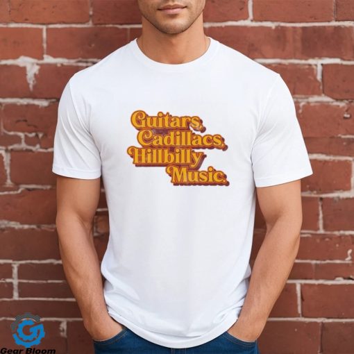 Guitars Lyrics Dwight Yoakam Tribute T Shirt Shirt