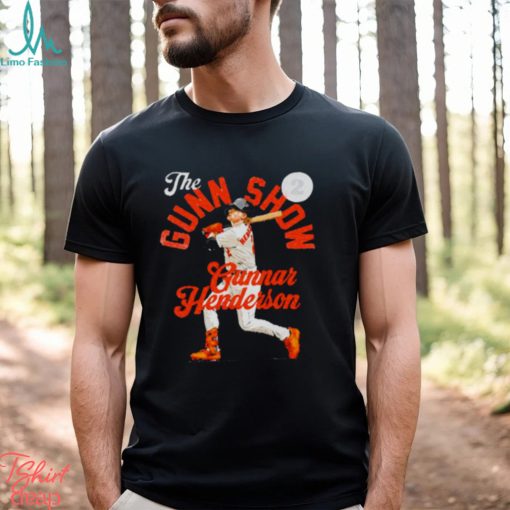 Gunnar Henderson Baltimore the Gunn Show Arc baseball shirt