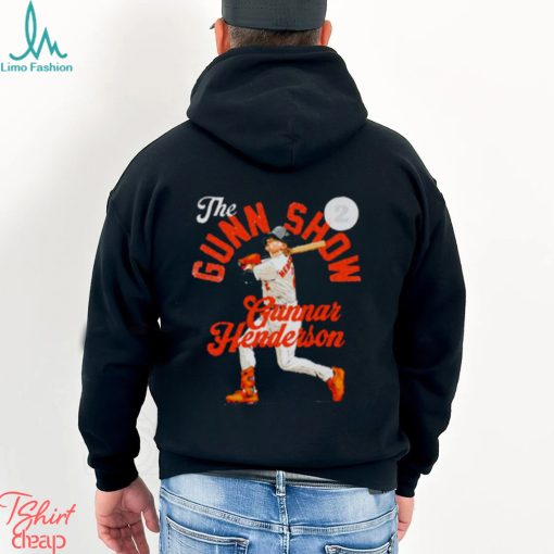 Gunnar Henderson Baltimore the Gunn Show Arc baseball shirt