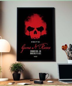 Guns N Roses Edmonton AB At Rogers Place On October 19th North America Tour 2023 Home Poster Canvas