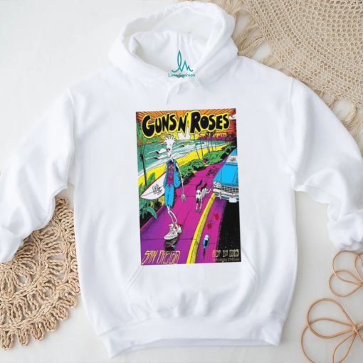 Guns N’ Roses San Diego Oct 1st, 2023 Snapdragon Stadium poster shirt