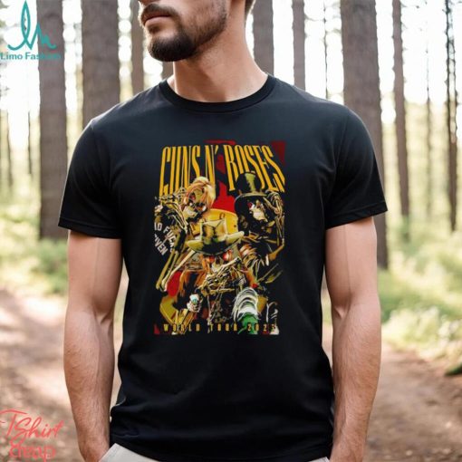 Guns n’ roses event world tour 2023 poster shirt