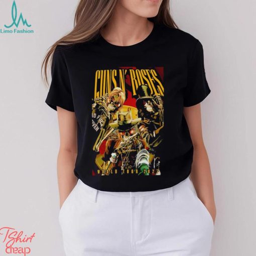 Guns n’ roses event world tour 2023 poster shirt