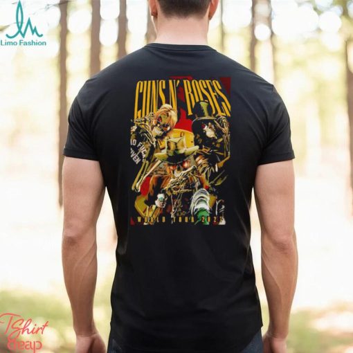 Guns n’ roses event world tour 2023 poster shirt