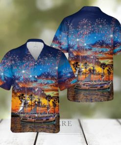 HMS Endeavour replica New Year Hawaiian Shirt