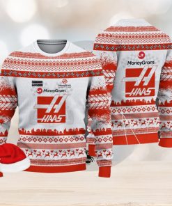 Haas Formula 1 Team Kintted Christmas 3D Sweater For Men And Women