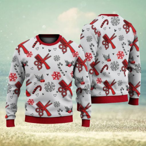 Hair Stylist Christmas Pattern Sweater Trending For Men And Women Gift Holidays