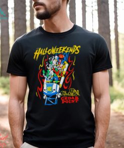 Halloweekends Character Coaster cedar point shirt
