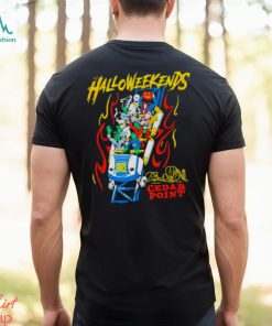 Halloweekends Character Coaster cedar point shirt