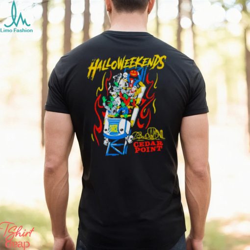 Halloweekends Character Coaster cedar point shirt