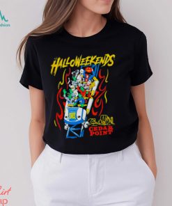 Halloweekends Character Coaster cedar point shirt