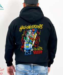 Halloweekends Character Coaster cedar point shirt