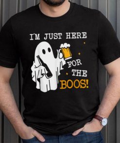 Halloween I'm Just Here For Boos Halloween Beer Lovers T Shirt