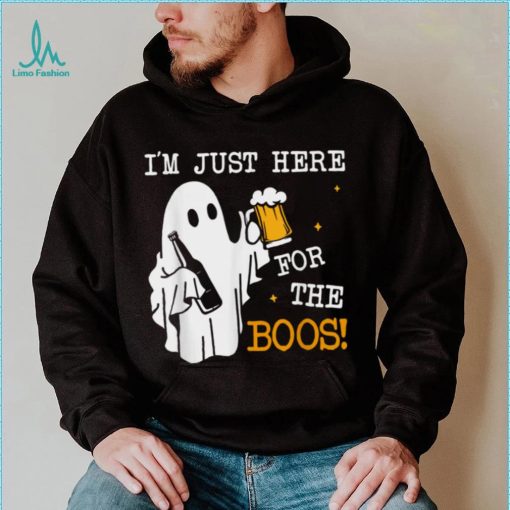 Halloween I’m Just Here For Boos Halloween Beer Lovers T Shirt