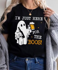 Halloween I'm Just Here For Boos Halloween Beer Lovers T Shirt