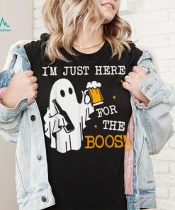 Halloween I'm Just Here For Boos Halloween Beer Lovers T Shirt