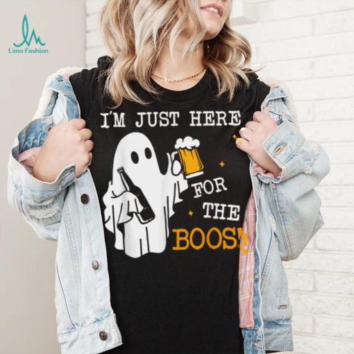 Halloween I’m Just Here For Boos Halloween Beer Lovers T Shirt
