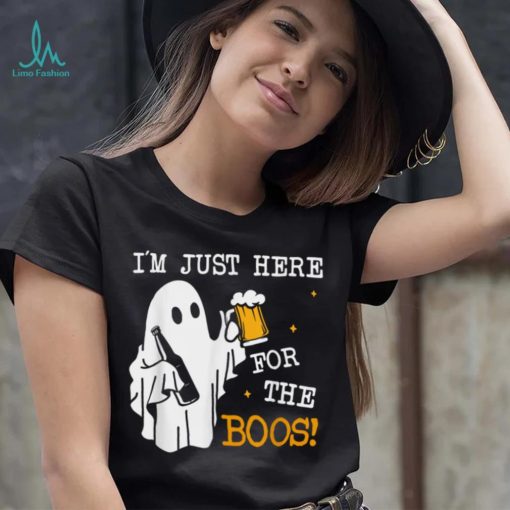 Halloween I’m Just Here For Boos Halloween Beer Lovers T Shirt