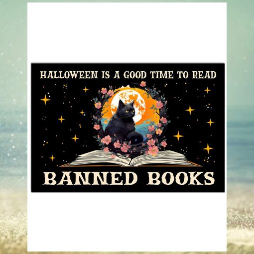 Halloween Is A Good Time To Read Banned Books Poster