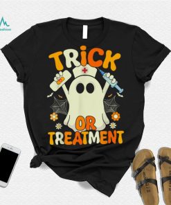 Halloween Nurse Trick Or Treatment Funny Ghost Nurse T Shirt, hoodie, sweater, long sleeve and tank top Halloween Nurse Trick Or Treatment Funny Ghost Nurse T Shirt