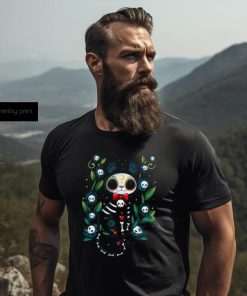 Halloween Skeleton Cat Shirt