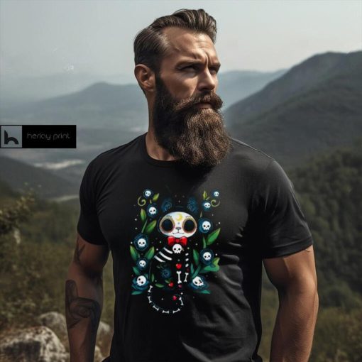 Halloween Skeleton Cat Shirt