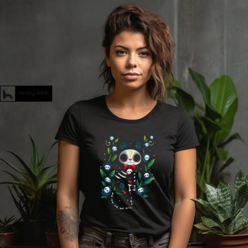 Halloween Skeleton Cat Shirt