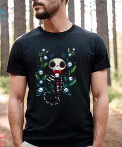 Halloween Skeleton Cat Shirt