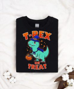 Halloween Trick or Treat Cute Kawaii T Rex Dinosaur For Kids Shirt