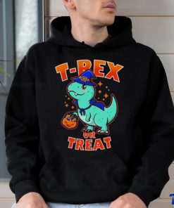 Halloween Trick or Treat Cute Kawaii T Rex Dinosaur For Kids Shirt