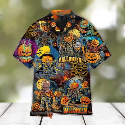 Halloween Zombie Pumpkin Halloween Hawaiian Shirt