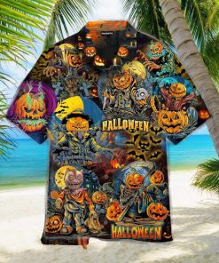 Halloween Zombie Pumpkin Halloween Hawaiian Shirt