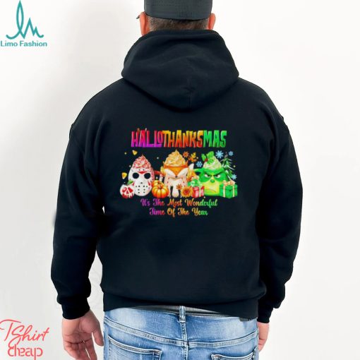 Happy Hallothanksmas coffee lover it’s the most wonderful time of the year shirt