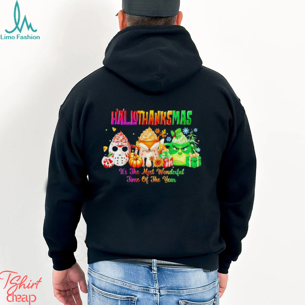 Happy Hallothanksmas coffee lover it’s the most wonderful time of the year shirt Happy Hallothanksmas coffee lover it’s the most wonderful time of the year shirt