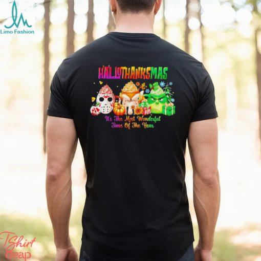 Happy Hallothanksmas coffee lover it’s the most wonderful time of the year shirt