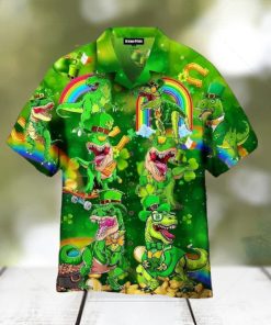 Happy St.pat rex Day Aloha Hawaiian Shirt