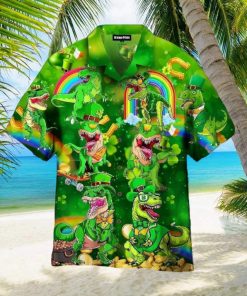 Happy St.pat rex Day Aloha Hawaiian Shirt