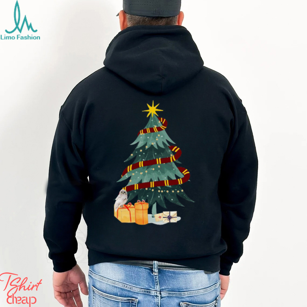 Harry P Hp Griffin Red House Magical Christmas Tree  Shirt Harry P Hp Griffin Red House Magical Christmas Tree  Shirt