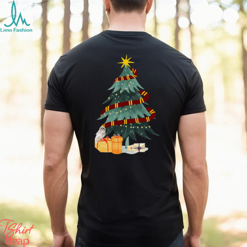 Harry P Hp Griffin Red House Magical Christmas Tree  Shirt Harry P Hp Griffin Red House Magical Christmas Tree  Shirt