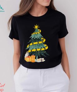 Harry P Hp Huffle Yellow House Magical Christmas Tree Shirt