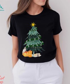 Harry P Hp Slyther Blue House Magical Christmas Tree Shirt