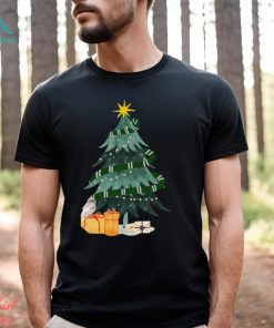 Harry P Hp Slyther Blue House Magical Christmas Tree Shirt