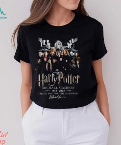 Harry Potter Michael Gambon 1940 – 2023 Thank You For The Memories Unisex T Shirt