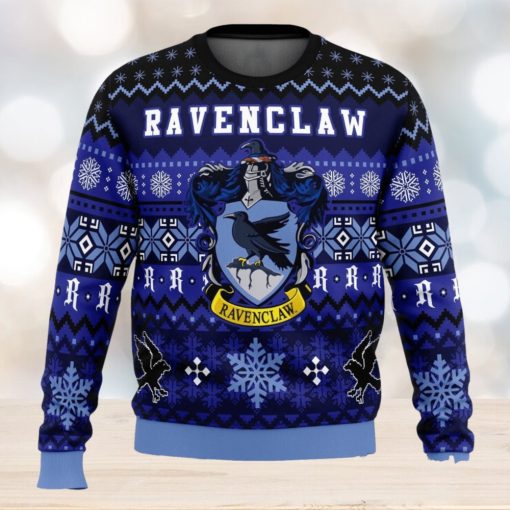 Harry Potter Ravenclaw House 3D Ugly Christmas Sweater Unisex Christmas Sweater For Men And Women