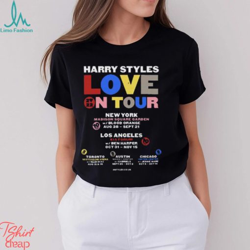 Harry Styles NYC Concert Merch Love On Tour 2022 Los Angeles Chicago Shirt